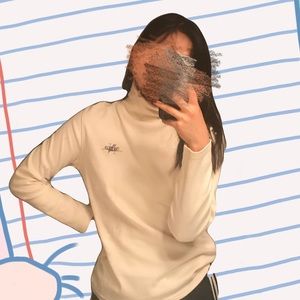 Nautica turtleneck white 100% cotton Super comfy